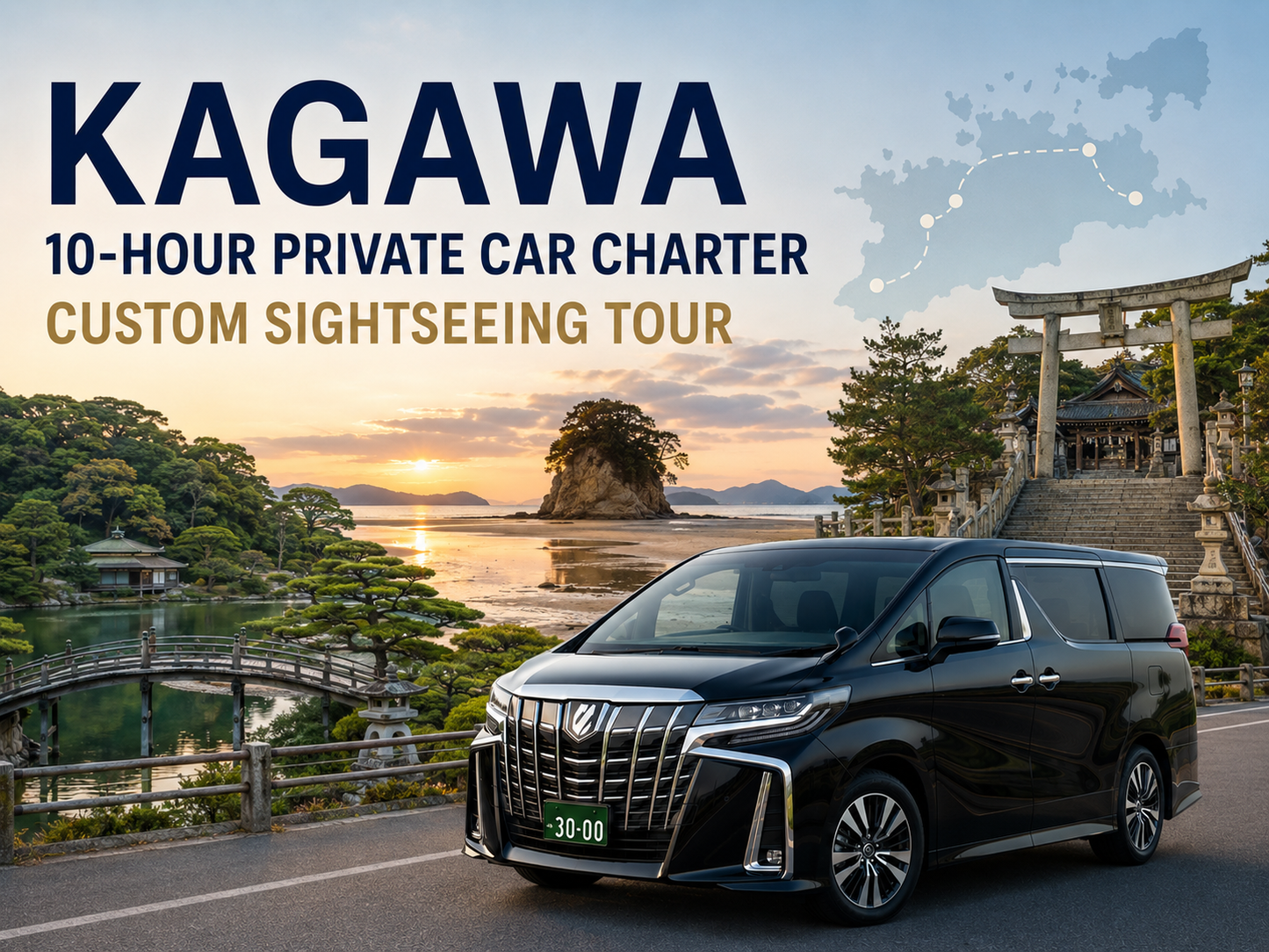 Kagawa 10-Hour Private Chartered Tour | Custom Itinerary
