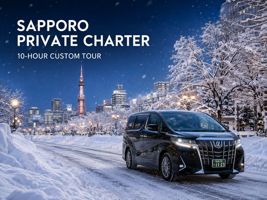 Sapporo 10-hour private charter tour in Hokkaido with licensed vehicle
