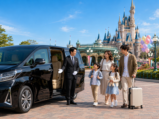 Tokyo to Disney Resort private transfer | TOUSHIN licensed private charter