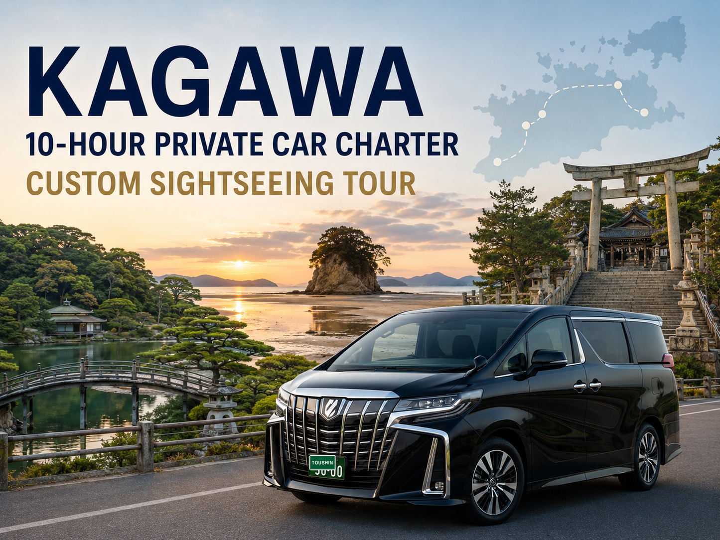 Kagawa 10-Hour Private Chartered Tour | Custom Itinerary