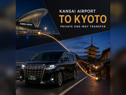 Kansai Airport to Kyoto private transfer | TOUSHIN licensed private charter
