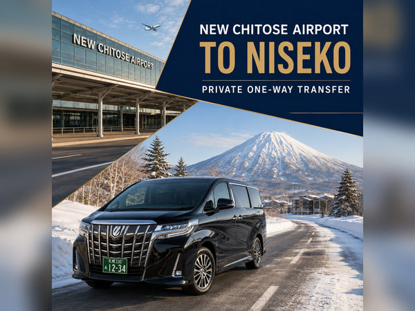 New Chitose Airport to Niseko ski resort private transfer in Hokkaido
