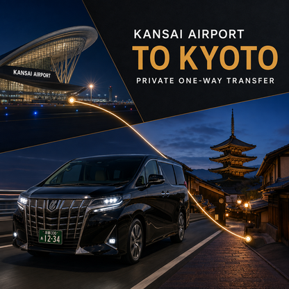 Kansai Airport to Kyoto private transfer | TOUSHIN licensed private charter