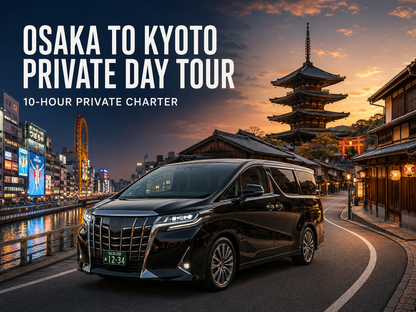 Osaka to Kyoto Private Day Tour by Licensed Vehicles